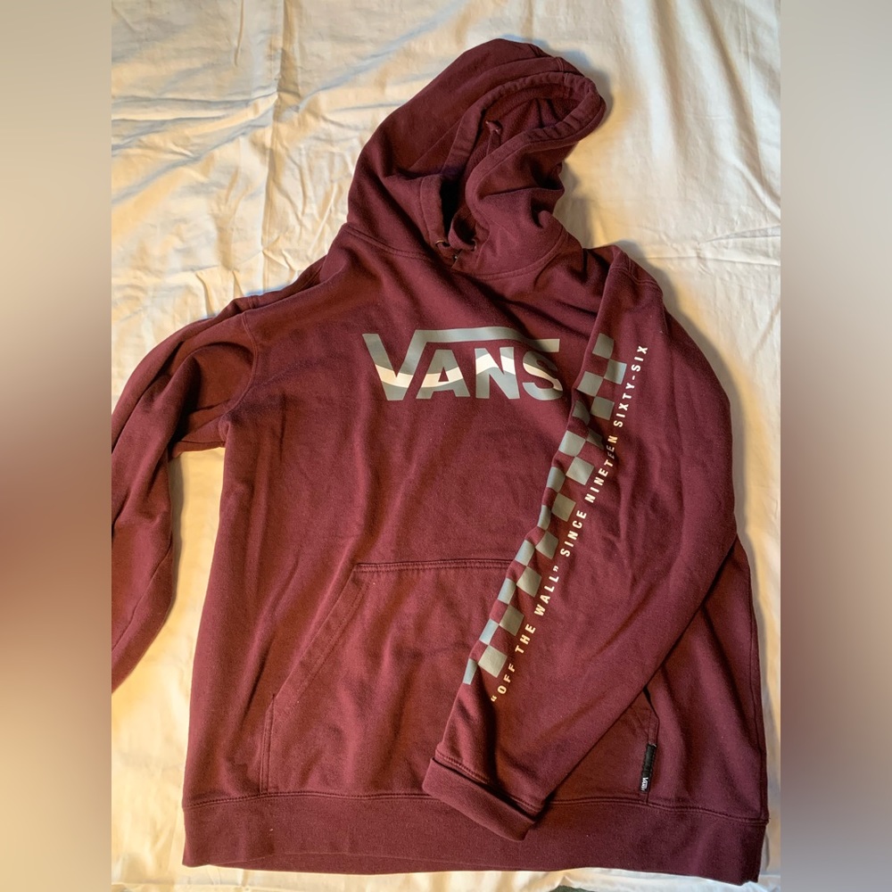 Vans Maroon Hoodie
